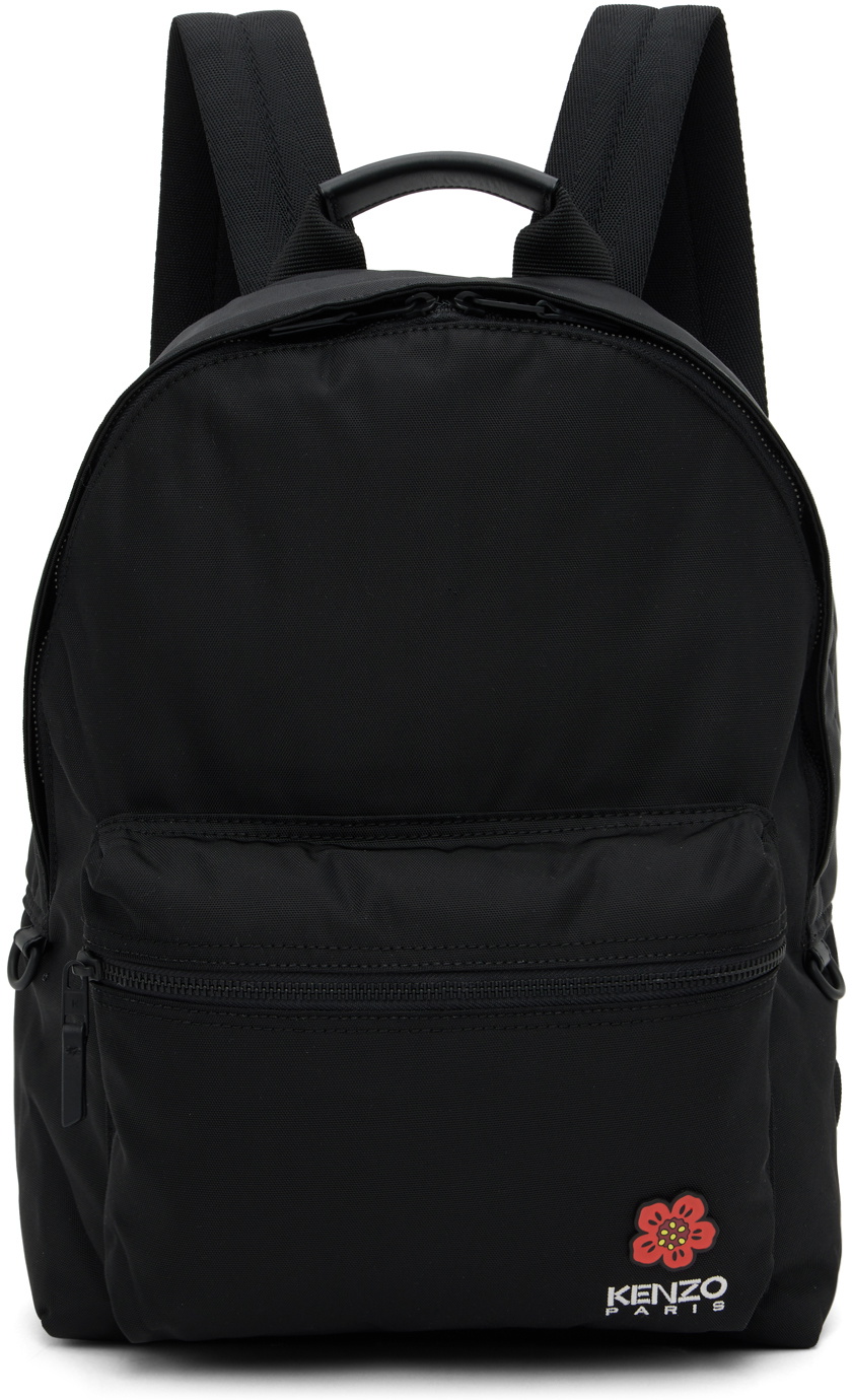 Kenzo Black Crest Backpack Kenzo