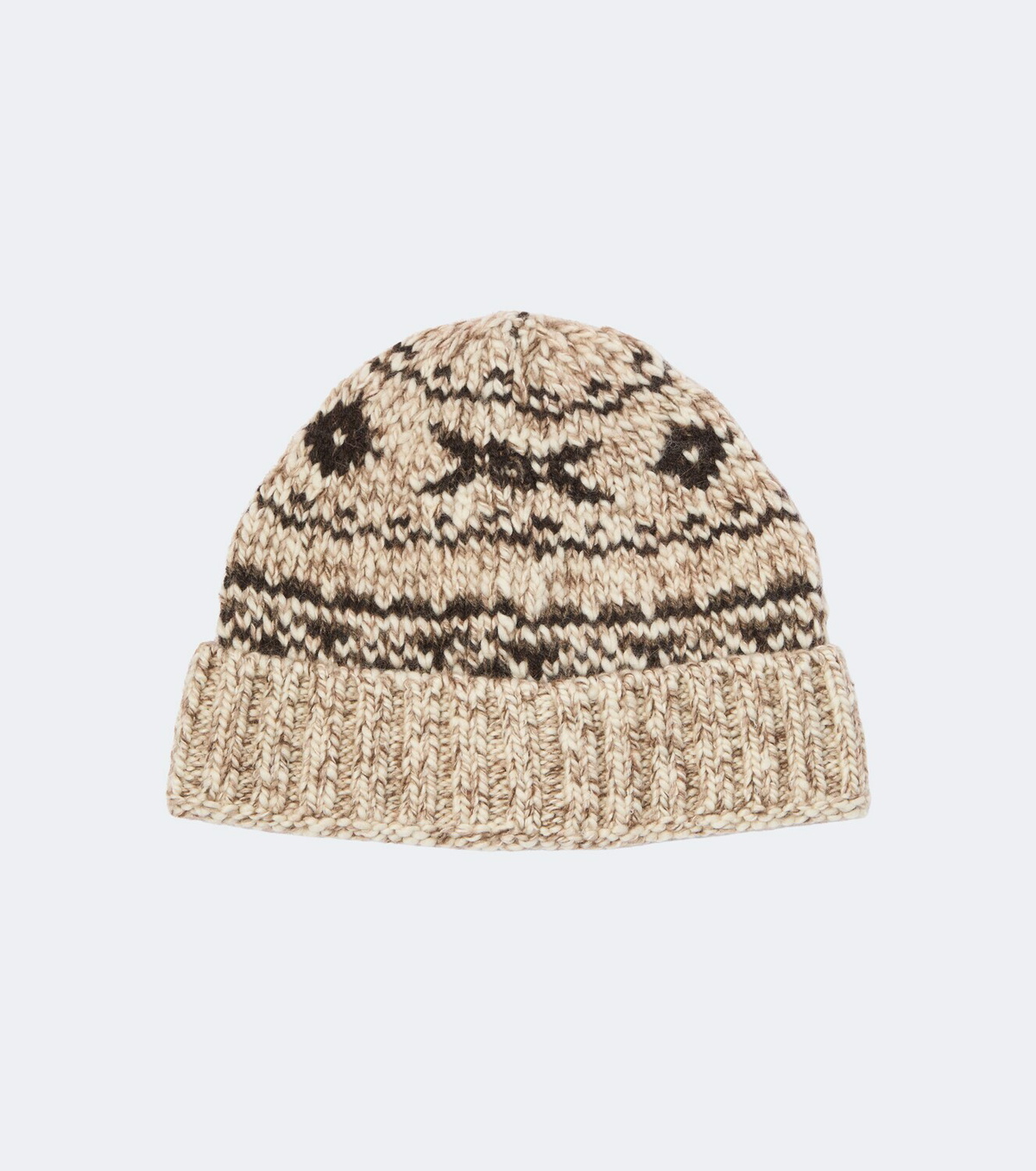 RRL Wool and cotton-blend beanie
