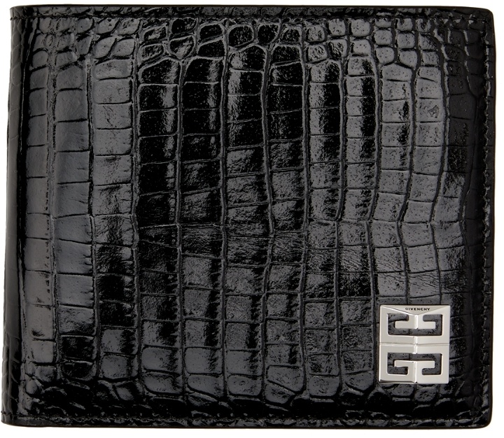 Photo: Givenchy Black Croc Bifold Wallet