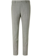 INCOTEX - Slim-Fit Puppytooth Wool Trousers - Gray