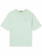 Acne Studios - Exford Logo-Appliquéd Cotton-Jersey T-Shirt - Green