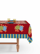 LISA CORTI Indian Tiger Red Tablecloth