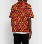 Palm Angels - Camp-Collar Printed Cotton Shirt - Red