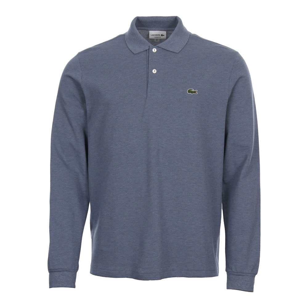 Long Sleeve Polo - Neptune Blue