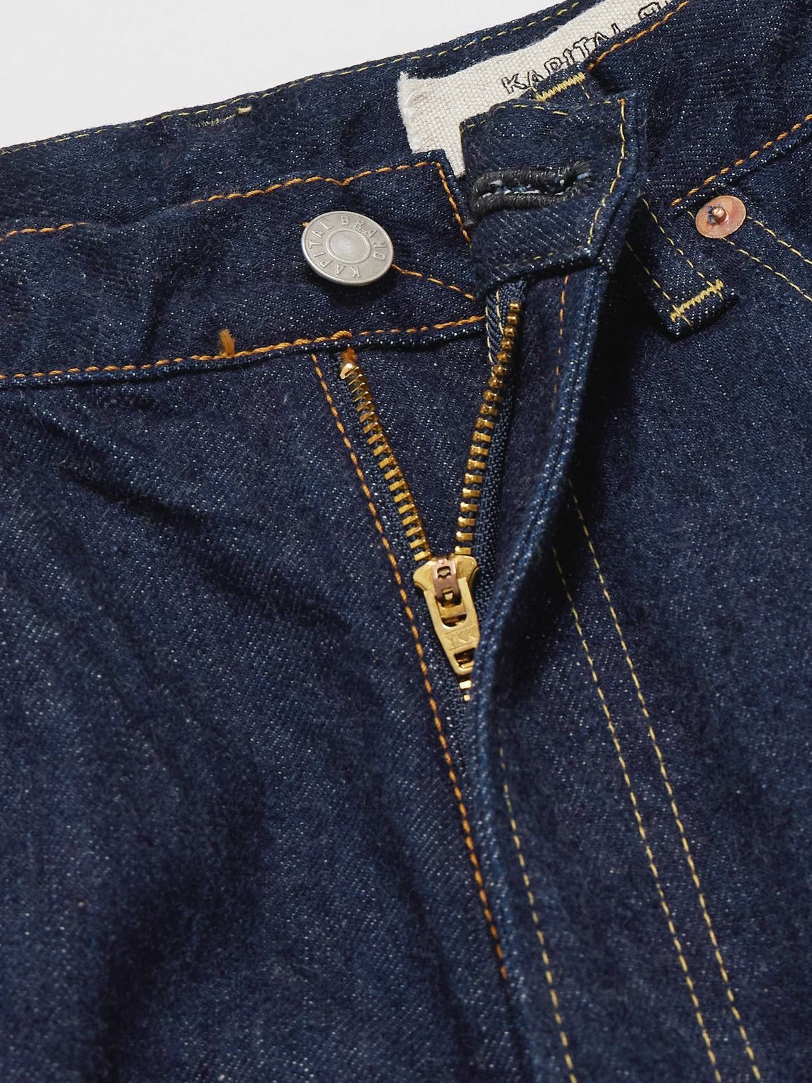 KAPITAL - New Momonroe Wide-Leg Jeans - Blue KAPITAL KAPITAL - New Momonroe Wide-Leg Jeans - Blue KAPITAL