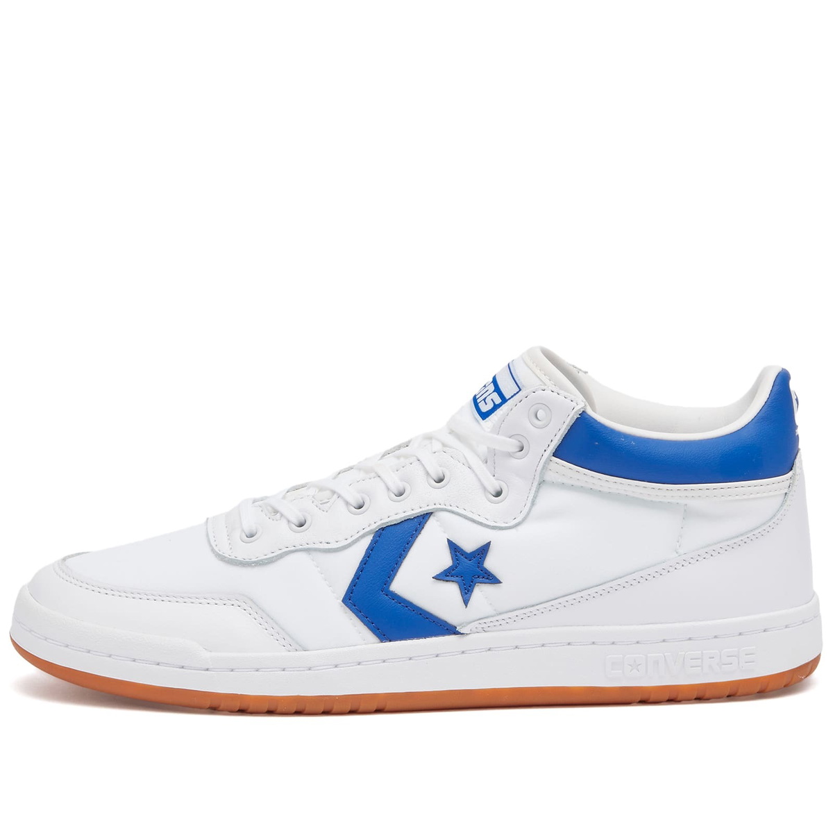 Converse Fastbreak Pro Sneakers in White/Blue