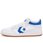 Converse Fastbreak Pro Sneakers in White/Blue