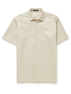 Fear of God - Leather Shirt - Neutrals