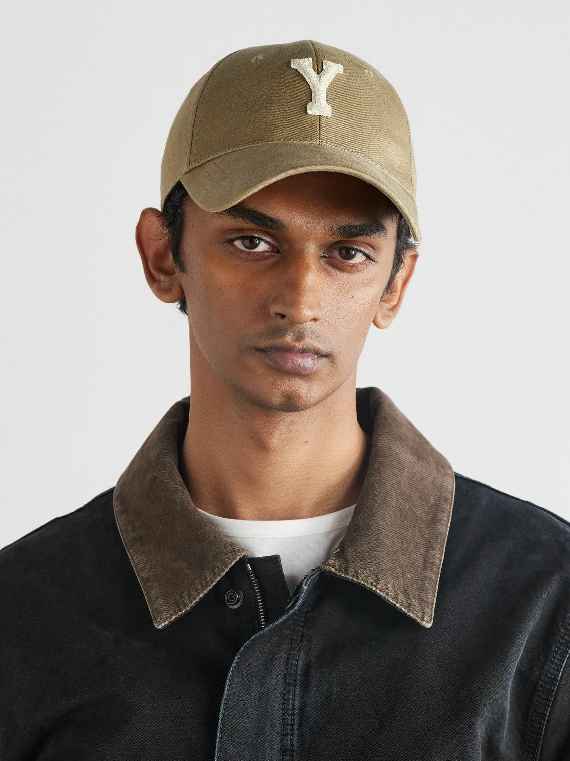 SAINT LAURENT - Logo-Appliquéd Cotton-Twill Baseball Cap