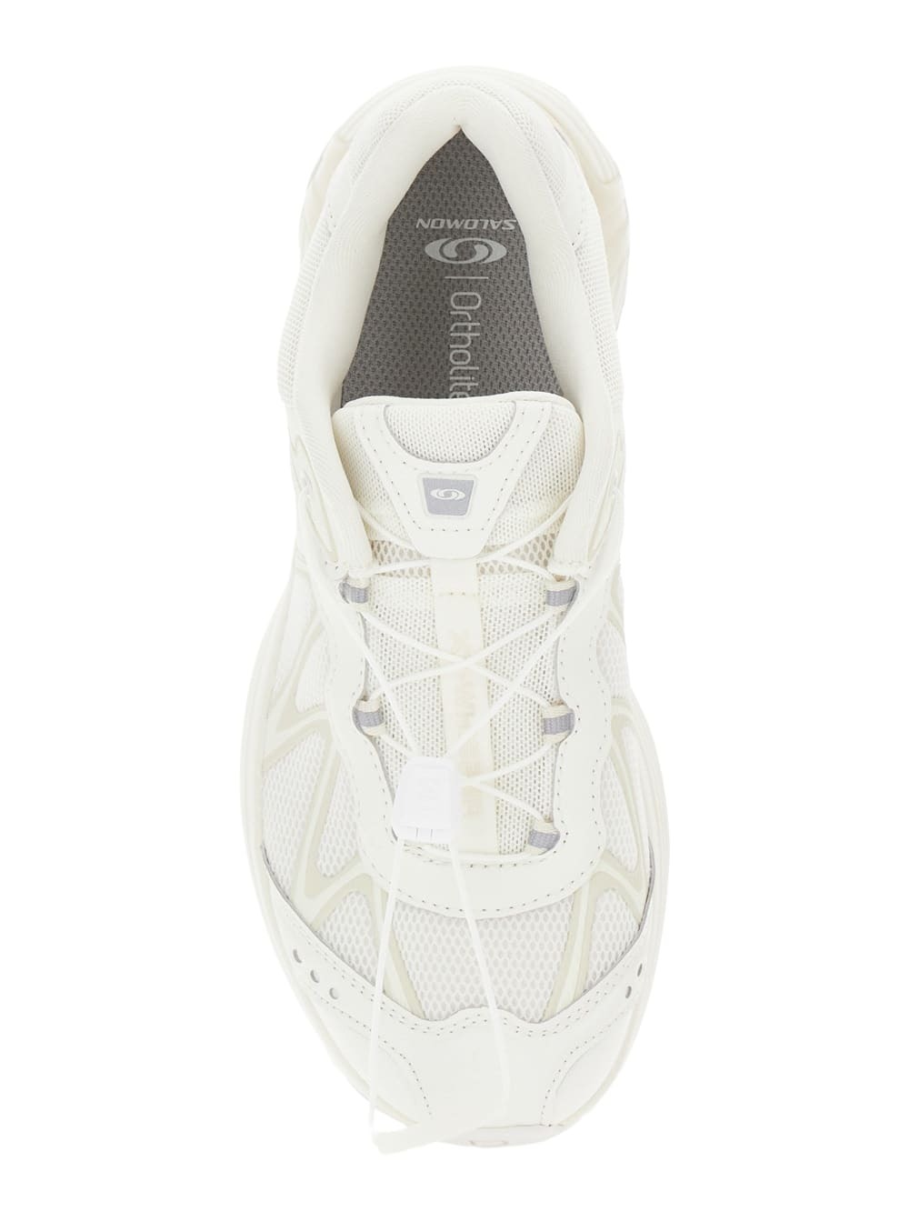 Salomon xt-whisper White Sneakers With Printed Logo On The Side And Drawstring Closure In Fabric Unisex