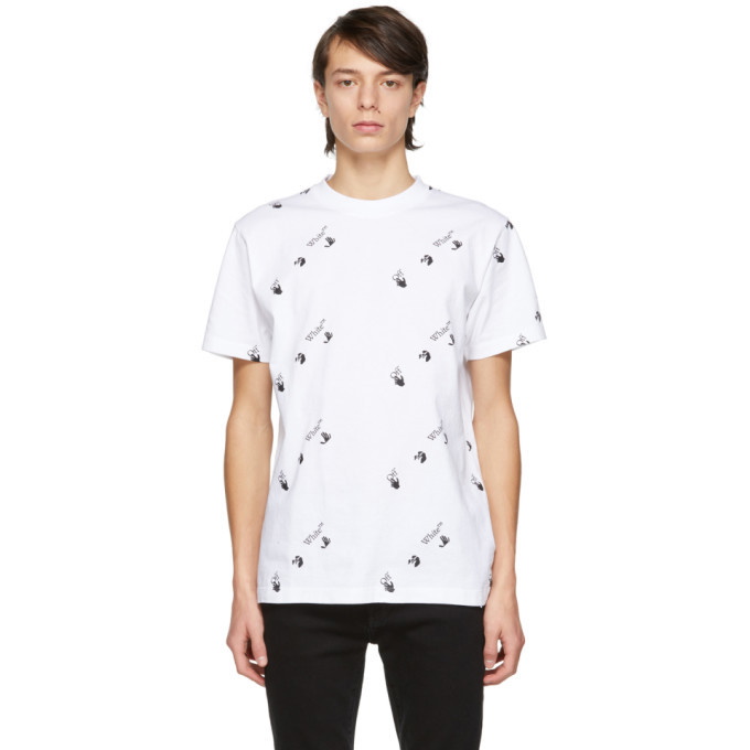 Photo: Off-White White Slim Logo T-Shirt