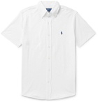 Polo Ralph Lauren - Button-Down Collar Cotton-Piqué Shirt - White