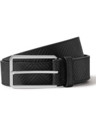 BOTTEGA VENETA - 3cm Intrecciato-Debossed Leather Belt - Black - EU 85