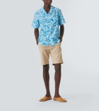 Vilebrequin Charli cotton and silk bowling shirt