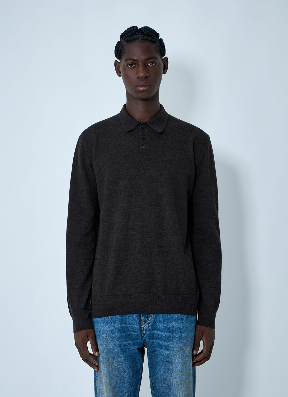 Maison Margiela Wool Polo Shirt Maison Margiela