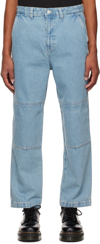 Photo: Stüssy Blue Double Knee Jeans