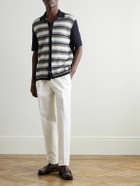Rubinacci - Manny Straight-Leg Pleated Cotton-Twill Trousers - White