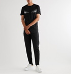 Fendi - Logo-Appliquéd Cotton-Jersey T-Shirt - Black