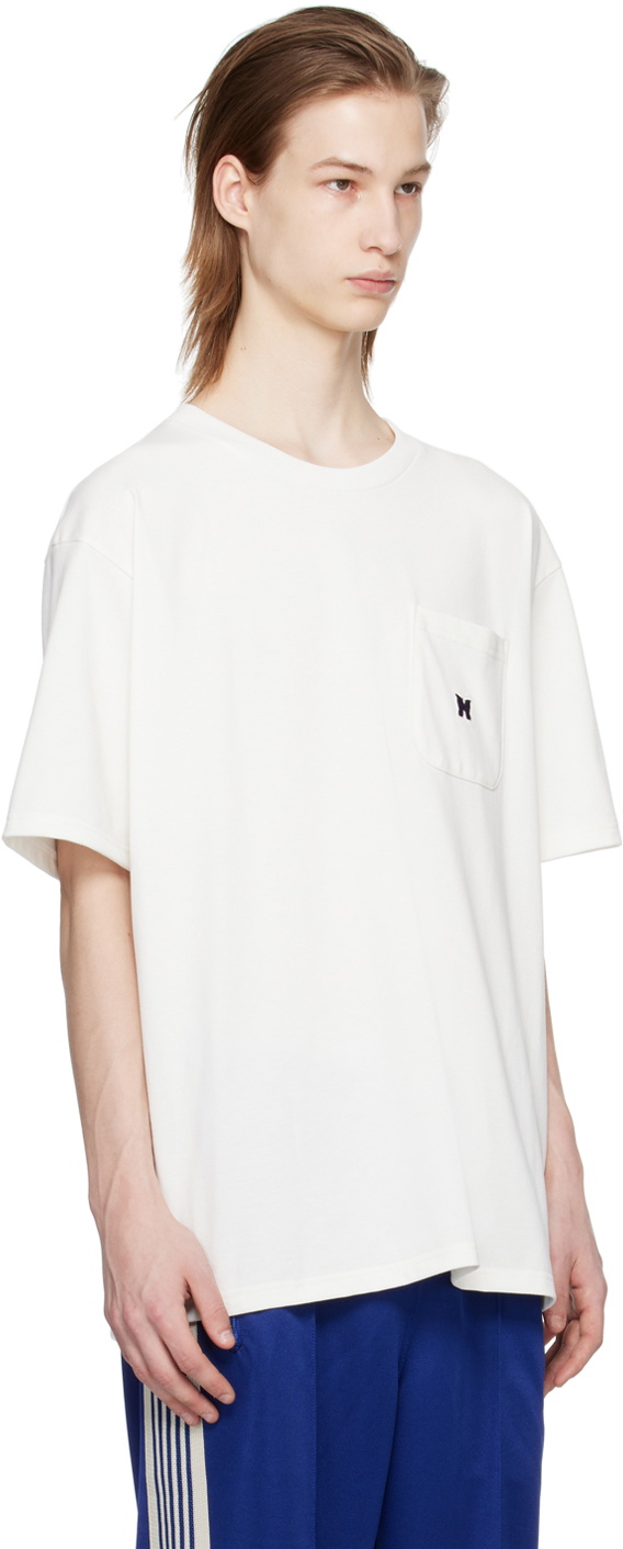 NEEDLES White Pocket T-Shirt Needles