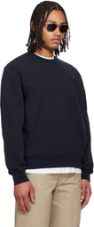 Givenchy Navy 'GIVENCHY Paris' Gros Grain Sweatshirt