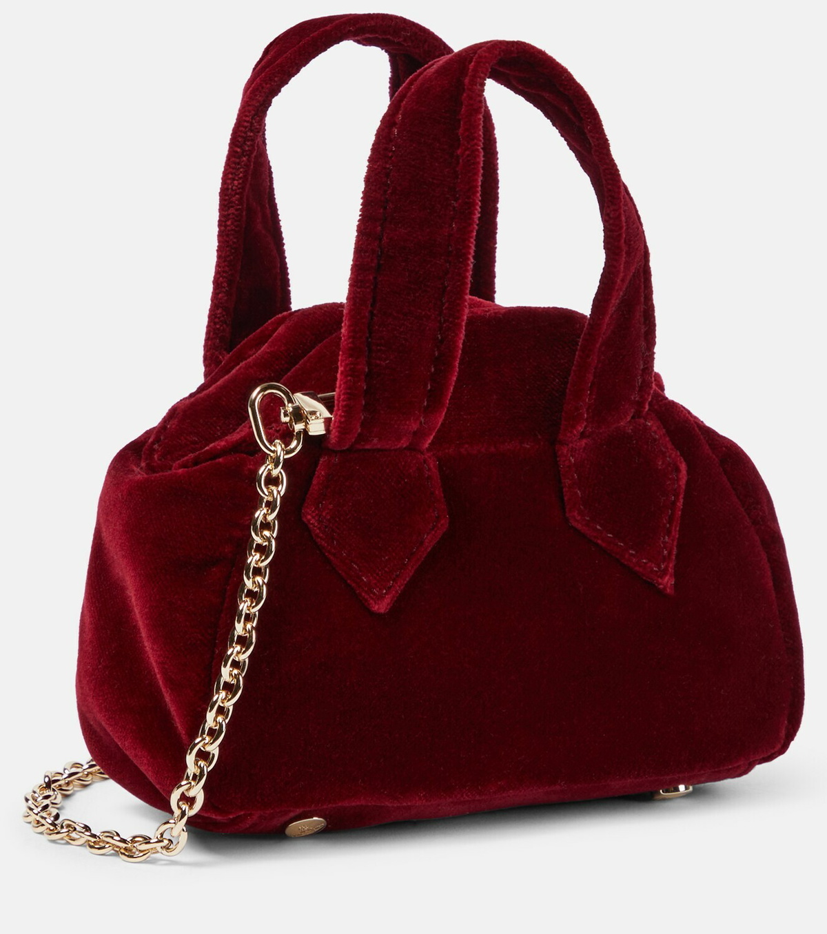 美品✨Vivienne Westwood ヤスミン ベルベット ミニ バッグ Vivienne Westwood Yasmine Mini velvet tote bag Vivienne Westwood