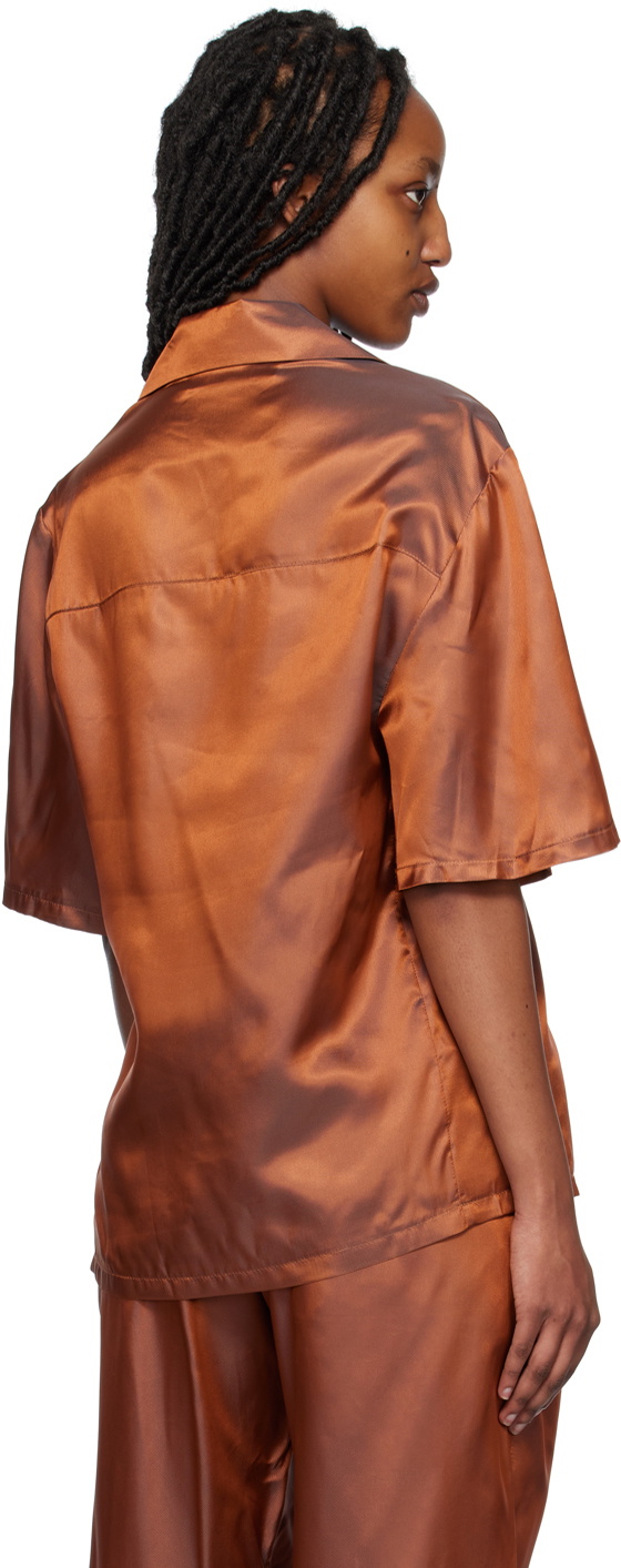 Bianca Saunders Orange Bailey Shirt