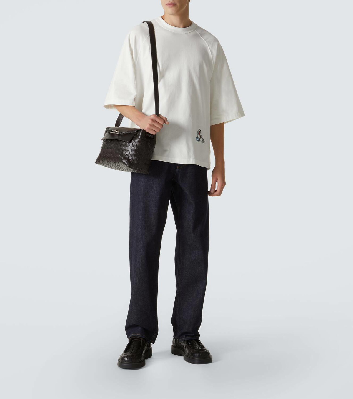 Bottega Veneta Embroidered cotton jersey T-shirt Bottega Veneta