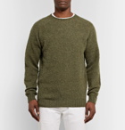 Officine Generale - Shetland Wool Sweater - Men - Green