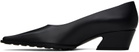 Bottega Veneta Black Tex Heels