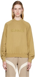 SUNNEI Khaki Embroidered Sweatshirt