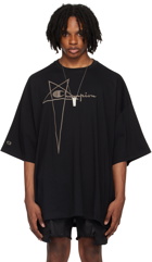 Rick Owens Black Champion Edition Tommy T-Shirt