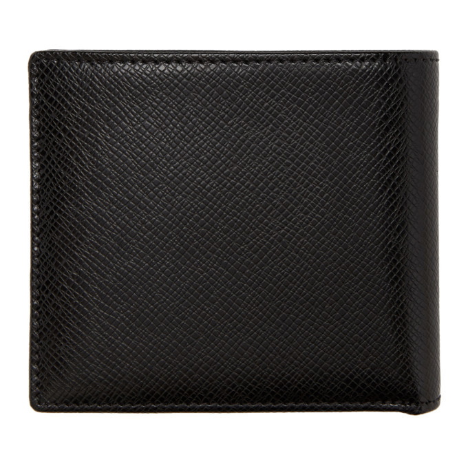 Orb-plaque Saffiano leather wallet, Vivienne Westwood