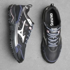 Mizuno Men's Wave Daichi LS Sneaker in Black Sand/Silver/Graystone