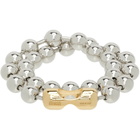 MM6 Maison Margiela Ball Chain Convertible Bracelet-Necklace