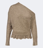 Xu Zhi Ruffled asymmetric sweater