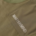 MASTERMIND WORLD Men's Shoulder Patch T-Shirt in Olive
