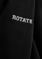 Rotate Sunday Logo Cotton Sweatpants Black