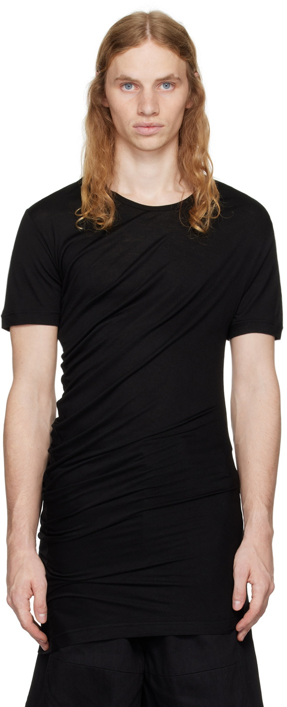 【関税込み】JULIUS ブラック Ana-Diptych JD Portrait Tシャツ JULIUS ユリウス 25SS Ana-Diptych JD Portrait Tee