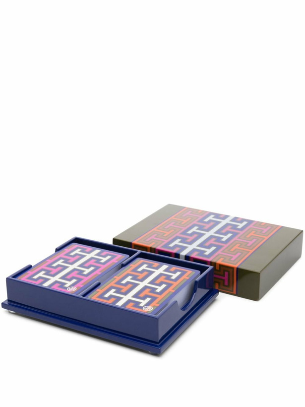 Photo: Jonathan Adler Green Madrid Lacquered Card Set