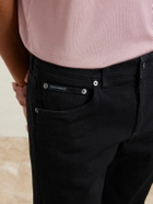 Dolce&Gabbana - Slim-Fit Straight-Leg Logo-Appliquéd Jeans - Black