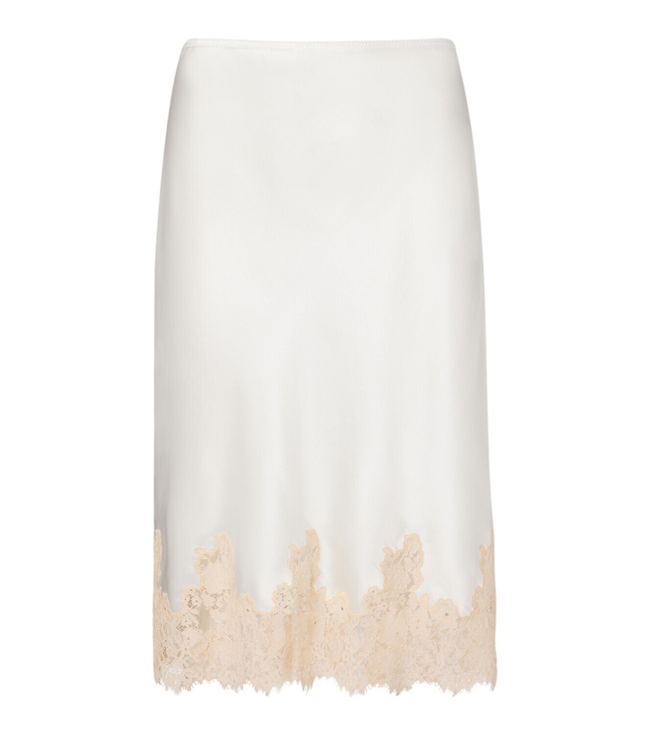 Photo: Dôen Elowette lace-trimmed silk longuette