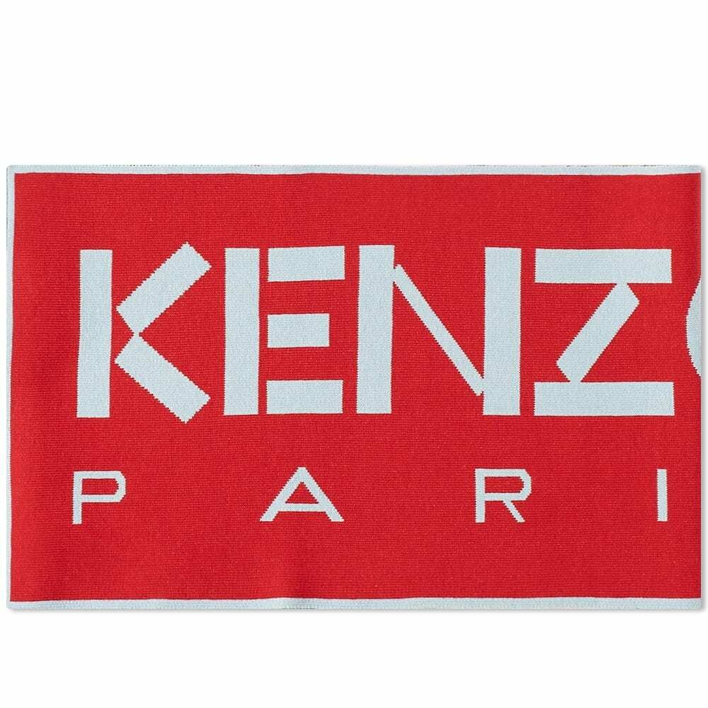 Kenzo Men's Multi Logo Scarf in Midnight Blue Kenzo