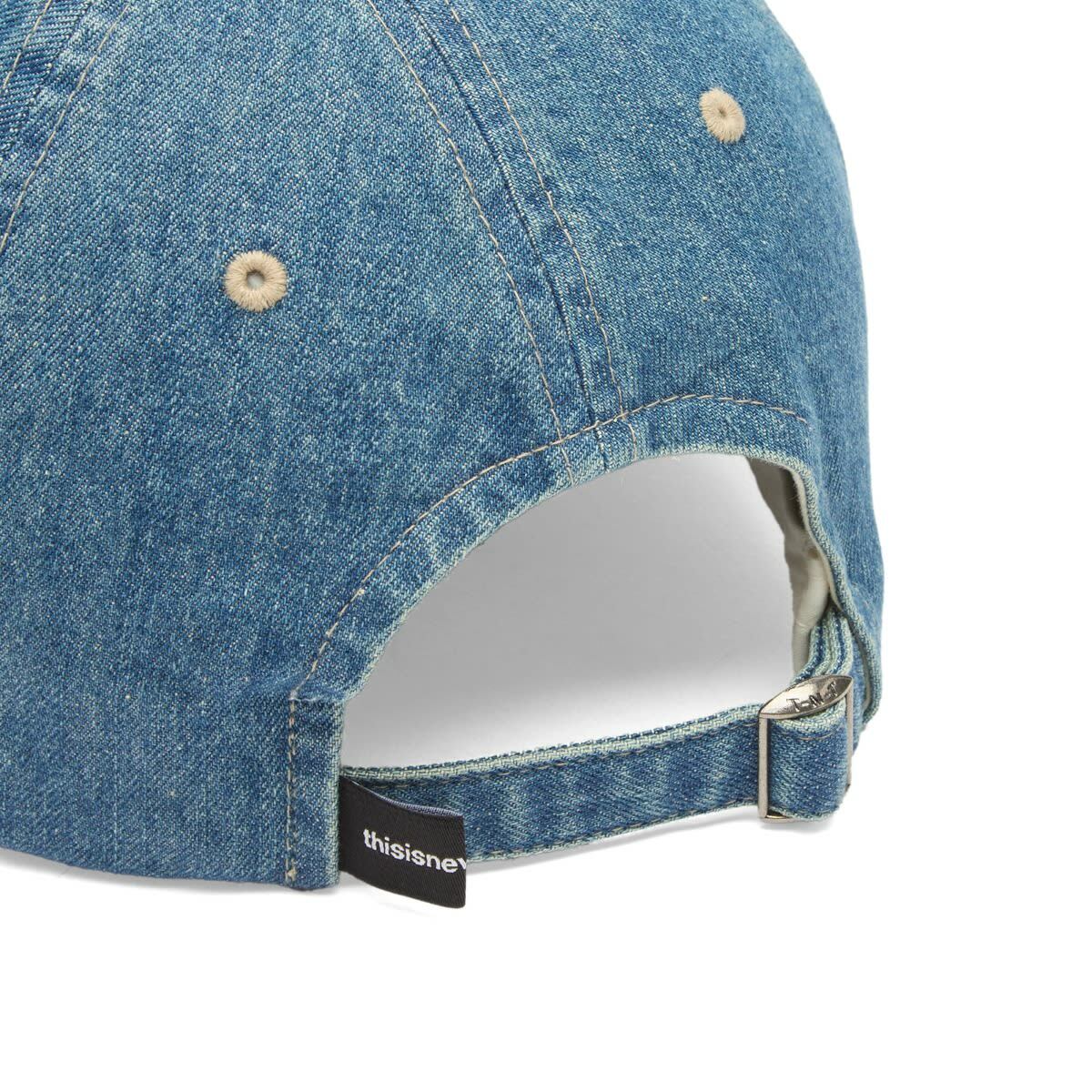 thisisneverthat Men's Denim T-Logo Cap in Washed Blue 