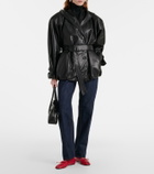 Magda Butrym Bow-detail leather ballet flats