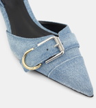 Givenchy Voyou denim slingback pumps