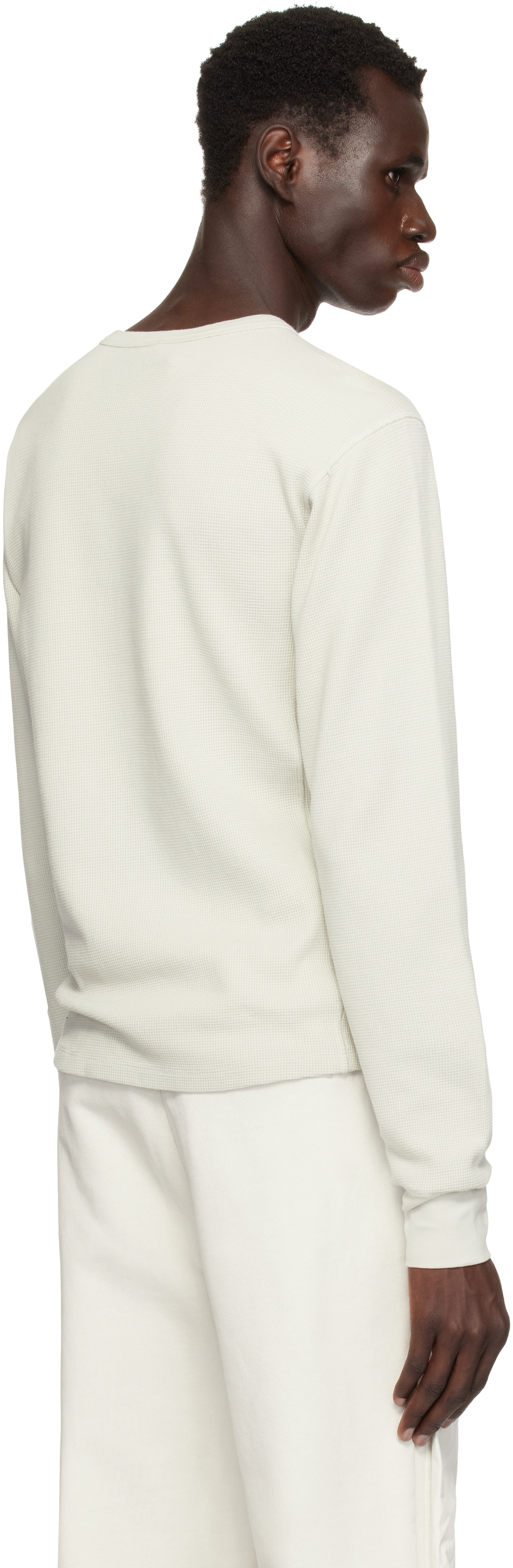 Entire Studios Off-White Thermal Long Sleeve T-shirt Entire Studios