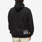 Lo-Fi Men's Folder Logo Hoody in Black