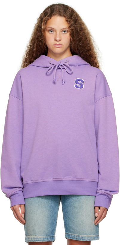 Photo: Sportmax Purple Globo Hoodie