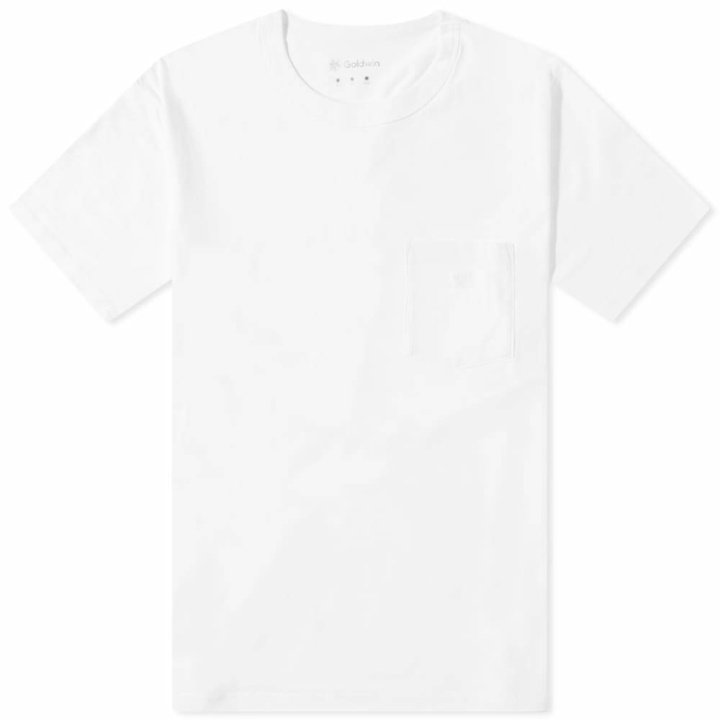 Photo: Goldwin Men's High Gauge Pocket T-Shirt in White