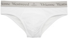 Vivienne Westwood Two-Pack White Logo Briefs